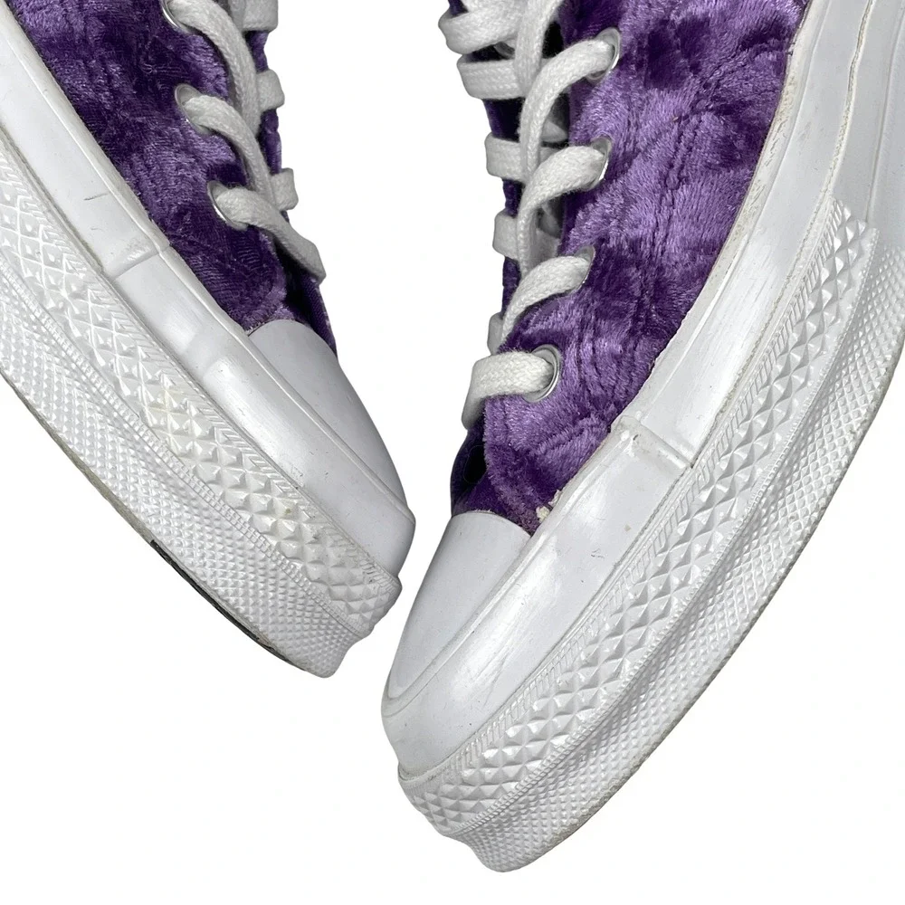 Converse‎ Golf Le Fleur Chuck 70 Hi Quilted Velvet Tillandsia Purple Mens 10.5